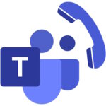 Ein stilisiertes Symbol für Teams-Calling zeigt eine Gruppenkommunikation, ideal für CodeKlar GmbH.