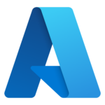 Das stilisierte "A" in Blau repräsentiert Microsoft Azure und symbolisiert die Cloudlösungen von CodeKlar GmbH.