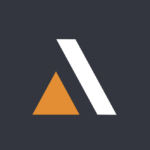 Das Metall-Aigeldinger-Logo zeigt eine stilisierte orangefarbene Dreiecks- und weiße Linienkombination auf dunkelgrauem Hintergrund | © CodeKlar GmbH.