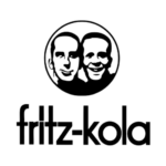 Das bekannte Logo von Fritz-Kola zeigt zwei lächelnde Gesichter und repräsentiert die Marke von CodeKlar GmbH.