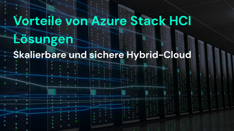 Moderne Serveranlagen veranschaulichen die Vorteile von Azure Stack HCI Lösungen für sichere Hybrid-Cloud-IT | © CodeKlar GmbH.