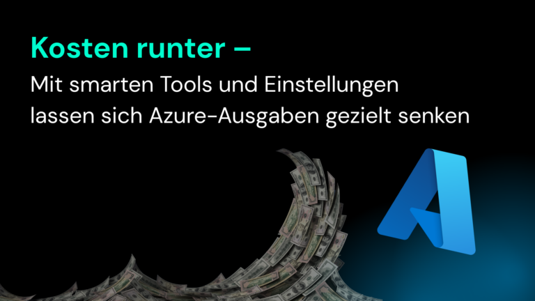 Ein Grafik zeigt, wie Unternehmen mit Microsoft 365 und Azure gezielt IT-Kosten senken können.