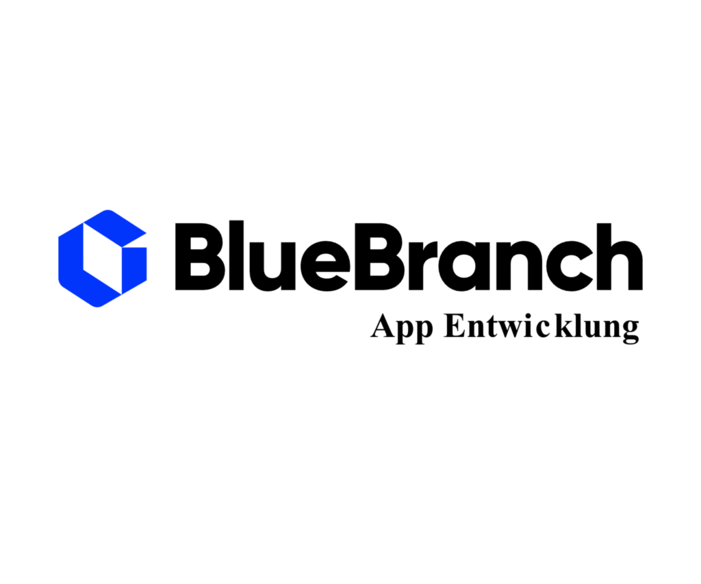 Das Logo von BlueBranch zeigt eine moderne, stilisierte Darstellung, die für IT-Lösungen wie Microsoft 365 und Azure steht.