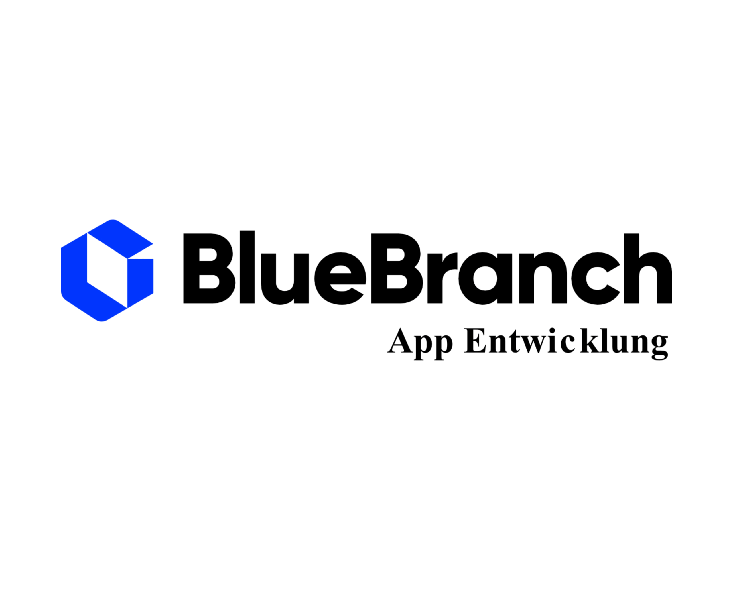 Das Logo von BlueBranch zeigt eine moderne, stilisierte Darstellung, die für IT-Lösungen wie Microsoft 365 und Azure steht.
