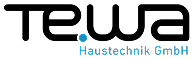 Das Logo von Tewa Haustechnik zeigt die professionelle IT-Dienstleistung, unterstützt von Microsoft 365 und Azure.